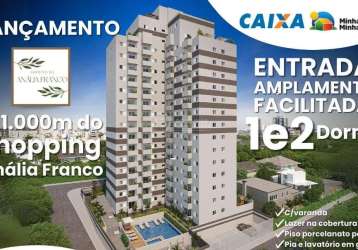 Apartamento padrão  01 dormitório  lançamento à venda na vila invernada, são paulo