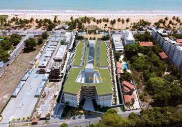 Apartamentos com varanda / sacada  em condomínio club a beira mar da praia de cabo branco - ap1248