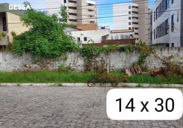 Terreno com excelente localização, próximo a praia no bessa - te0054