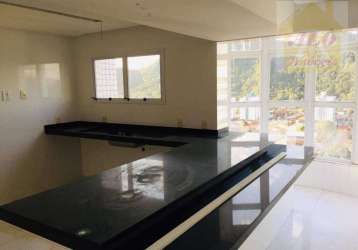 Cobertura com 5 dormitórios à venda, 633 m² por r$ 4.400.000,00 - canto do forte - praia grande/sp