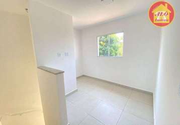 Casa com 2 dormitórios à venda, 44 m² por r$ 220.000,00 - vila sônia - praia grande/sp