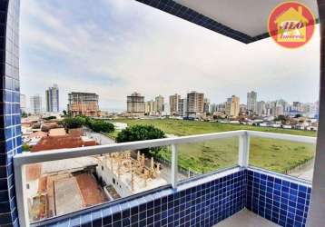 Apartamento com 2 quartos à venda, 60 m² por r$ 360.000 - vila guilhermina - praia grande/sp