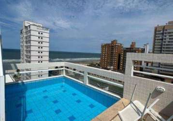 Cobertura com 3 quartos à venda, 310 m² por r$ 1.600.000 - canto do forte - praia grande/sp