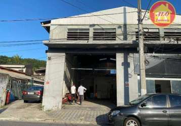 Galpão para alugar, 396 m² por r$ 15.000,00/mês - boqueirão - praia grande/sp