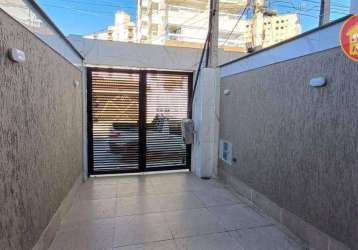 Sobrado com 2 quartos à venda, 56 m² por r$ 410.000 - caiçara - praia grande/sp