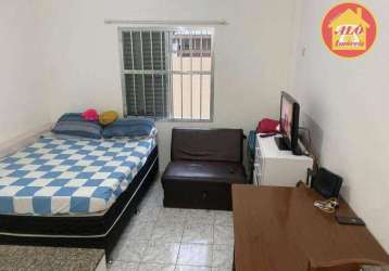 Kitnet com 1 quarto à venda, 26 m² por r$ 168.000 - boqueirão - praia grande/sp