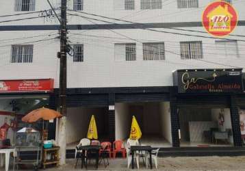 Loja para alugar, 45 m² por r$ 1.600,00/mês - balneário esmeralda - praia grande/sp