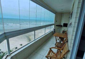 Apartamento frente mar com 1 quarto à venda, 55 m² por r$ 465.000 - maracanã - praia grande/sp