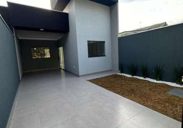 Casa à venda em maringá, conjunto residencial branca vieira, com 3 quartos, com 76 m²