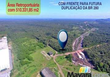 Área à venda, 510 m² por r$ 20.000.000,00 - reta - são francisco do sul/sc