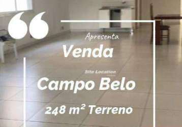 109564 casa à venda, 200 m² por r$ 1.300.000 - campo belo - são paulo/sp