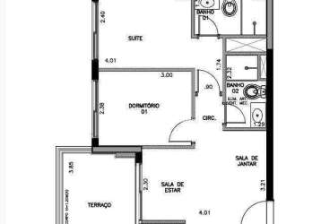 112967 apartamento com 2 dormitórios à venda, 56 m² por r$ 800.000 - brooklin - são paulo/sp