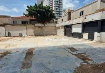 113781 terreno, 710 m² - venda por r$ 7.000.000 ou aluguel por r$ 16.654/mês - vila santa catarina - são paulo/sp