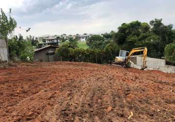 Lindo lote plano, limpo, com vista, em condomínio de alto padrão na granja viana