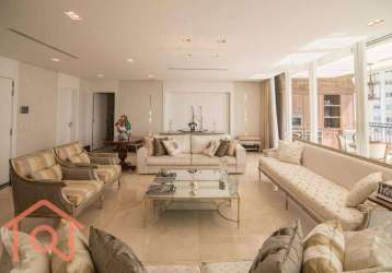 Apartamento com 4 dormitórios à venda, 436 m² por r$ 17.150.000,00 - moema - são paulo/sp