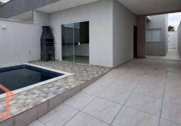 Casa com 3 dormitórios à venda, 78 m² por r$ 420.000,00 - estância são josé - peruíbe/sp
