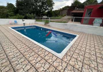 Chácara com piscina e lagoa! em várzea da lagoa ii, sete lagoas/mg