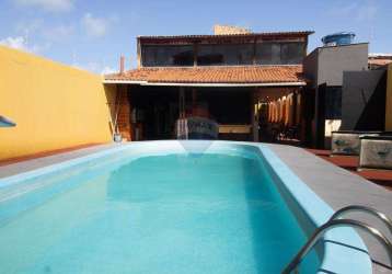 Casa duplex com piscina em frente á beira mar da redinha