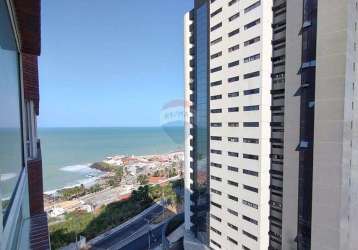 Vendo flat em área preta, no interatlântico residence, com vista mar