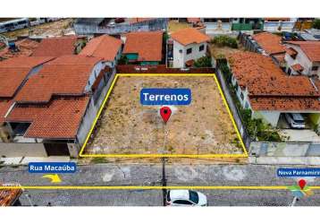 Vendo este terreno financiável em nova parnamirim com 500m²