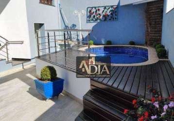 Casa com 3 dormitórios, 700 m² - venda por r$ 4.300.000,00 ou aluguel por r$ 15.000,00 - jardim pedroso - mauá/sp