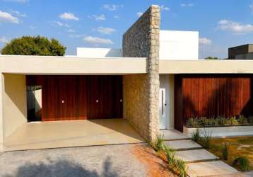 Casa para venda em brasília, setor habitacional jardim botânico, 3 dormitórios, 2 suítes, 4 banheiros, 4 vagas