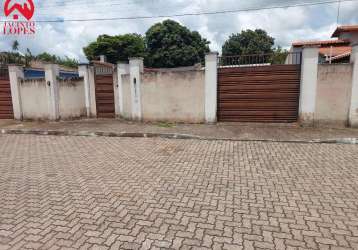 Casa para venda em brasília, setor habitacional tororó (jardim botanico), 1 dormitório, 1 suíte, 1 banheiro, 2 vagas