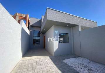 Casa com 3 dormitórios à venda, 70 m² por r$ 409.900,00 - alto tarumã - pinhais/pr