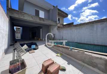 Casa com 3 dormitórios à venda, 144 m² por r$ 500.000,00 - flora rica ii - peruíbe/sp