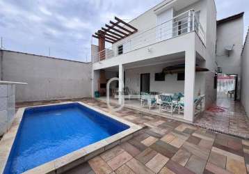 Casa sobrado a 150m da praia com 4 dormitórios à venda, 280 m² por r$ 670.000 - estância são josé - peruíbe/sp
