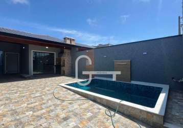 Casa com 2 dormitórios à venda, 85 m² por r$ 455.000,00 - parque d'aville residencial - peruíbe/sp