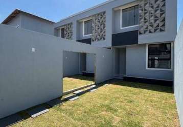 Casa duplex nova em jacaraípe 3 quartos com suíte