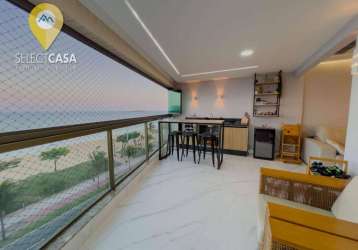 Luxuoso apartamento frente ao mar na praia de itaparica