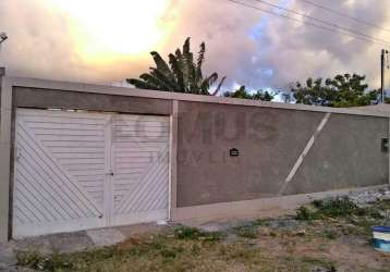 Casa para venda em aracaju, gameleira, 2 dormitórios, 1 banheiro, 4 vagas