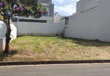 Terreno em condomínio fechado à venda na rua romilda tomazin borro, 576, residencial real parque sumaré, sumaré por r$ 318.000