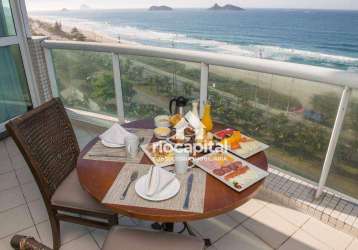 Flat com 1 quarto à venda, 58 m² por r$ 1.200.000 - barra da tijuca - rio de janeiro/rj