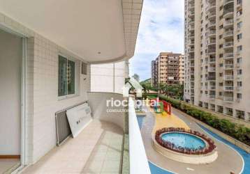 Apartamento com 2 quartos à venda, 82 m² por r$ 690.000 - recreio dos bandeirantes - rio de janeiro/rj