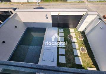 Casa com 4 quartos (suítes) à venda, 202 m² por r$ 1.790.000 - vargem pequena - rio de janeiro/rj