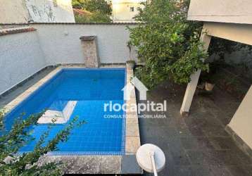 Casa com 4 quartos à venda, 347 m² por r$ 1.390.000 - freguesia de jacarepaguá - rio de janeiro/rj