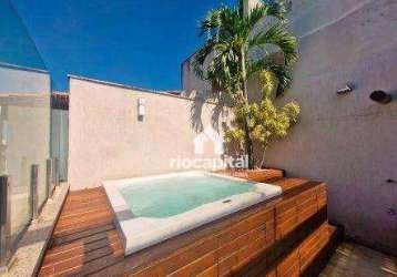 Cobertura com 3 quartos à venda, 150 m² por r$ 1.089.900 - jacarepaguá - rio de janeiro/rj