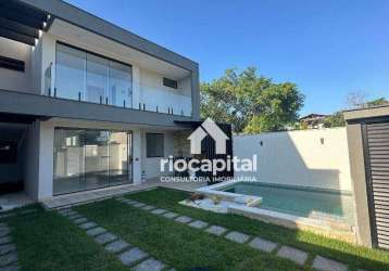 Casa com 4 dormitórios à venda, 200 m² por r$ 1.399.000,00 - vargem pequena - rio de janeiro/rj