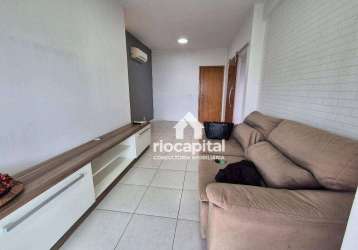 Apartamento com 2 quartos para alugar, 68 m² por r$ 5.475/mês - barra da tijuca - rio de janeiro/rj