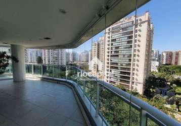 Apartamento com 4 quartos à venda, 407 m² por r$ 5.200.000 - barra da tijuca - rio de janeiro/rj