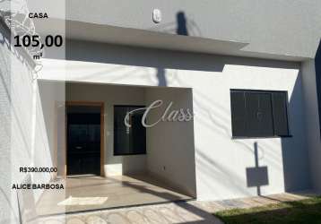 Casa residencial alice barbosa