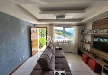 Casa com 3 dormitórios à venda, 95 m² por r$ 690.000,00 - cascata dos amores - teresópolis/rj