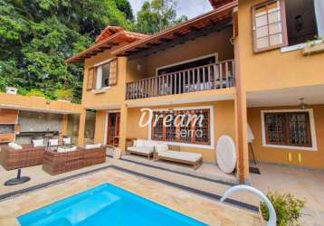 Casa com 7 dormitórios à venda, 340 m² por r$ 1.490.000,00 - comary - teresópolis/rj