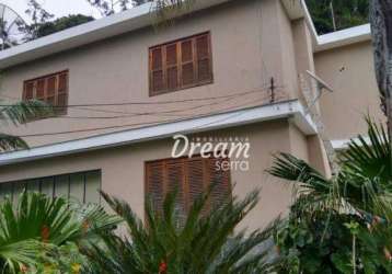 Casa com 4 dormitórios à venda, 261 m² por r$ 450.000,00 - colônia alpina - teresópolis/rj