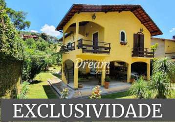 Casa com 3 dormitórios à venda, 169 m² por r$ 790.000,00 - cascata do imbuí - teresópolis/rj