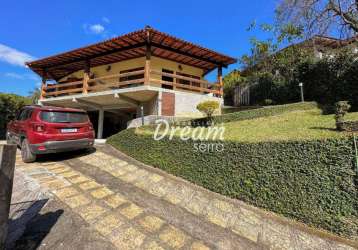 Casa com 3 dormitórios à venda, 265 m² por r$ 990.000,00 - vargem grande - teresópolis/rj