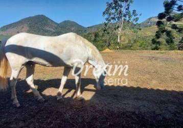 Sítio com 2 dormitórios à venda, 60000 m² por r$ 600.000,00 - colônia alpina - teresópolis/rj